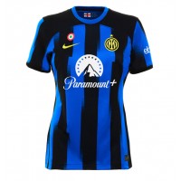 Camisa de Futebol Inter Milan Federico Dimarco #32 Equipamento Principal Mulheres 2023-24 Manga Curta
